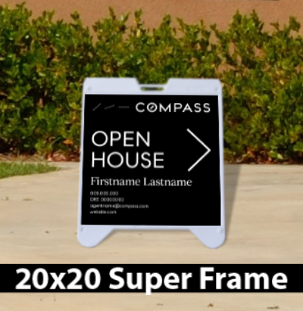 Picture for category Compass Open House White Super A-Frame 20"x20"