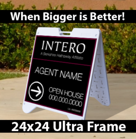 Picture for category Intero Corporate Open House White Ultra A-Frame 24"x24"