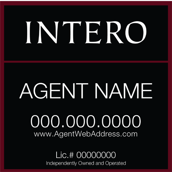 Picture of [OLD] INTERO 24"x24" IFS Yard Sign - Standard