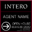 Picture of INTERO 24"x24" IFS O.H. Black Ultra Frame - Standard