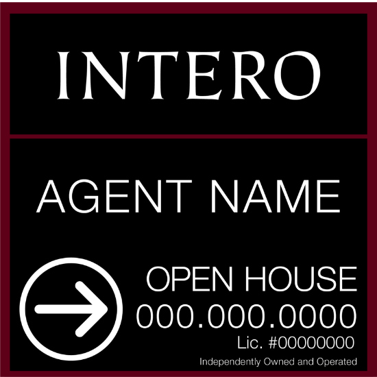 Picture of [OLD] INTERO 24"x24" IFS O.H. Black Ultra Frame - Standard