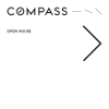 Picture of Compass 24"x24" O.H. Black Ultra Frame - White Sign A