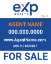 Picture of eXp Realty 30"x24" Yard Sign - Blue