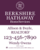 Picture of Berkshire Hathaway 30"x24" Yard - White Sign 1