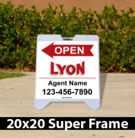 Picture for category LYON Open House White Super A-Frame 20"x20"