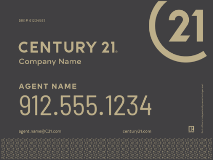 Picture of Century 21 18"x24" Yard - Grey Sign B