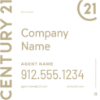 Picture of Century 21 24"x24" Yard - White Sign A