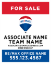 Picture of RE/MAX 30"x24" Yard - Associate & Team Name A