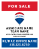 Picture of RE/MAX 30"x24" Yard - Associate & Team Name B