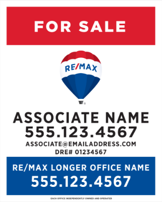 Picture of RE/MAX 30"x24" Yard - Independently Owned