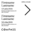 Picture of Compass 20"x20" O.H. White Super Frame - White Sign D