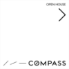Picture of Compass 24"x24" O.H. White Ultra Frame - White Sign B