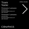 Picture of Compass 20"x20" O.H. White Super Frame - Black Sign E