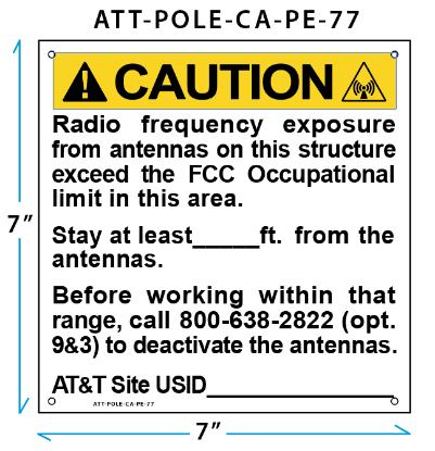 Picture of ATT-POLE-CA-PE-77 (Set of 10)