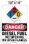 Picture of Danger Diesel Fuel 10"x14"