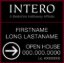 Picture of [REPLACEMENT PANELS] INTERO 20"x20" O.H.  Super Frame - Two Line  - 