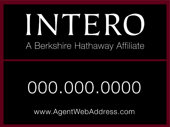 Picture of INTERO 18"x24" BHA Yard Sign - Office - Copy