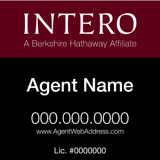 Picture of [OLD] INTERO 24"x24" BHA Yard Sign - Classic - Copy