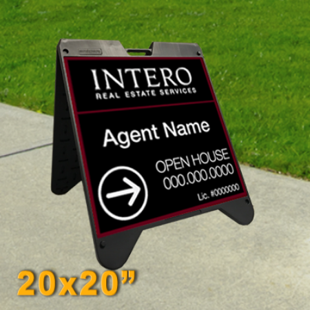Picture for category Intero Franchised Open House Black Super A-Frame 20"x20" - Copy