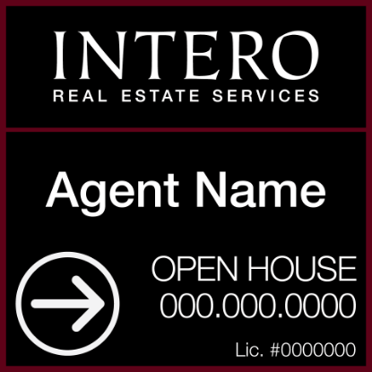 Picture of INTERO Standard RES 20"x20" Open House White Super Frame - Copy