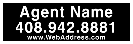 Picture of INTERO 8"x24" Name Rider - 