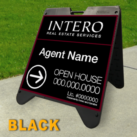 Picture for category Intero Franchised Open House Black Frame Signs - 