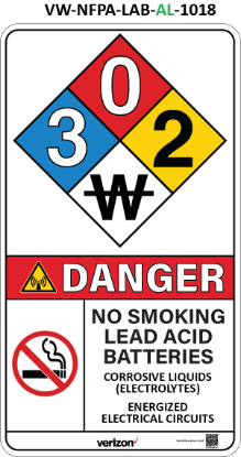 Picture of VW-NFPA-LAB-AL-1018 | VW-NFPA-LAB-DC-1018 | VW-NFPA-LAB-PE-1018