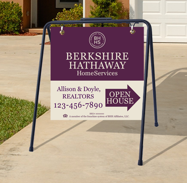 berkshire hathaway open house signs