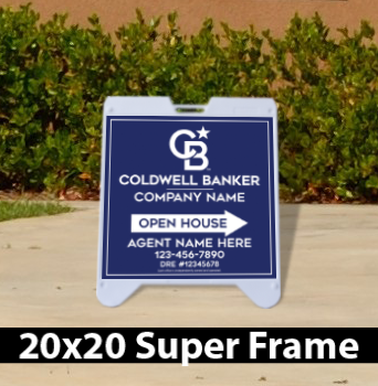 coldwell banker open house sign